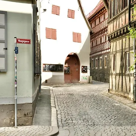 Gelber Loewe - In Der Erfurter Altstadt דירה *